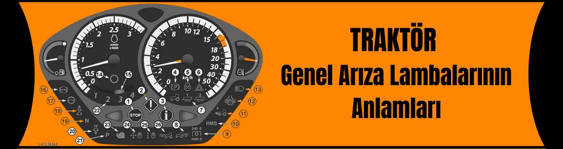 TRACTOR GENERAL FAULT FAULT LIGHTS AND THEIR MEANINGS